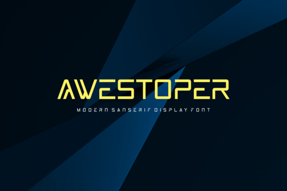 Awestoper: A Modern Sans Serif Font for Editorial Clarity