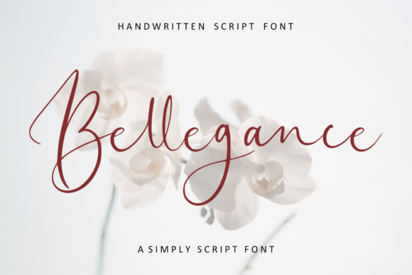 Bellegance: A Refined Handwritten Font for Small Business Branding