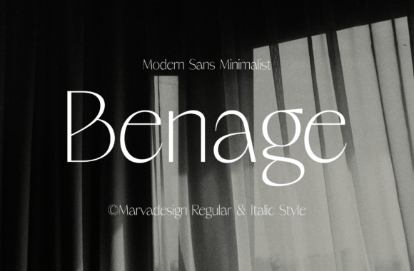 Benage: A Clean Sans Serif Font That Elevates Your Brand