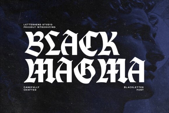Black Magma: A Bold, Readable Blackletter Font for Small Businesses