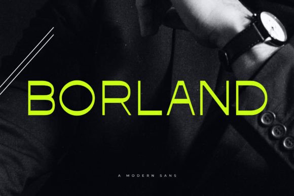Borland: A Clean, Versatile Sans Serif Font for Makers