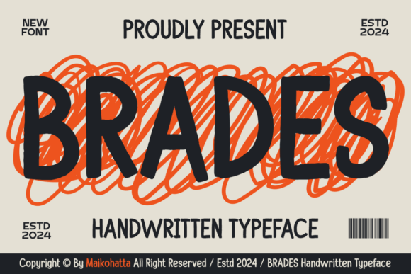 Brades: A Handwritten Typeface That Makes Your Brand Feel Human