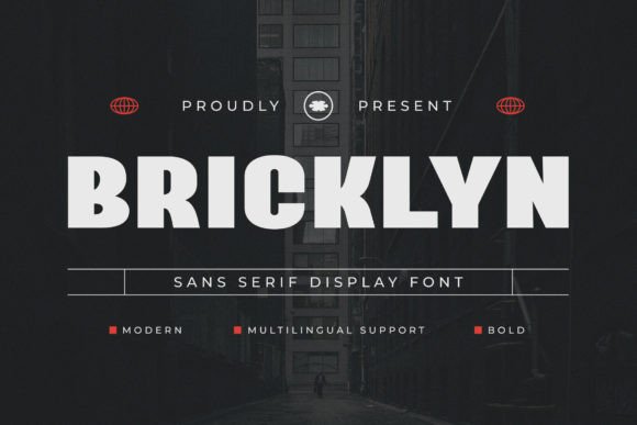Bricklyn: A Bold, Clean Sans Serif for Handmade Brands