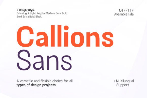 Callions: A Quietly Confident Sans Serif for Thoughtful Design