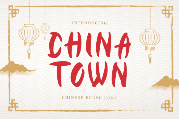 China Town Font: A Feminine Script for Campaign Headlines