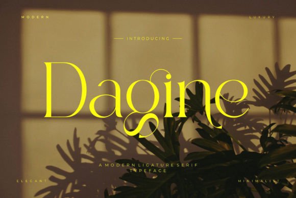 Dagine: A Modern Serif Font That Earns Its Space in Campaign Design