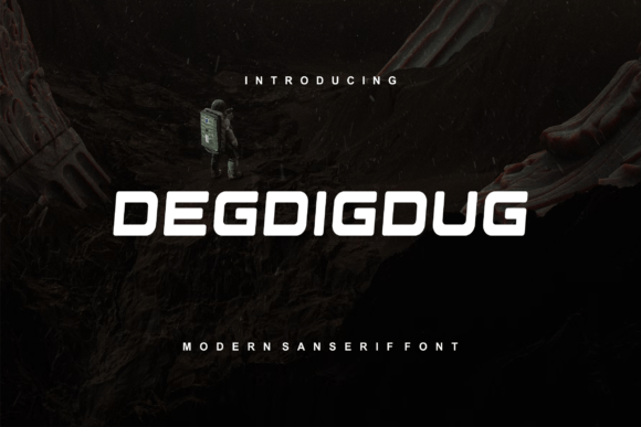 Degdigdug: A Friendly, Modern Sans Serif Font for Makers