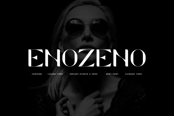 Enozeno: A Luxe Sans Serif Font for Digital Branding