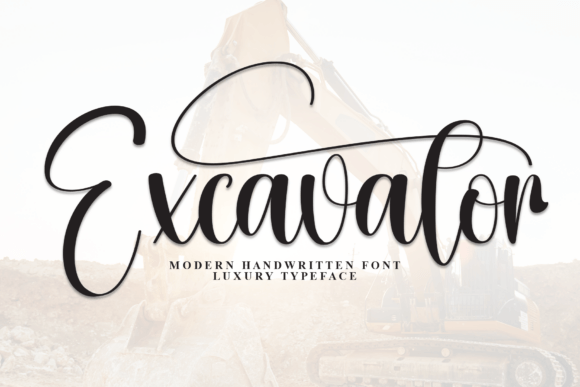 Excavator: A Handwritten Font That Elevates Real Small Business Branding
