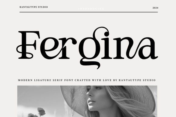 Fergina: A Serif Font for Editorial Elegance