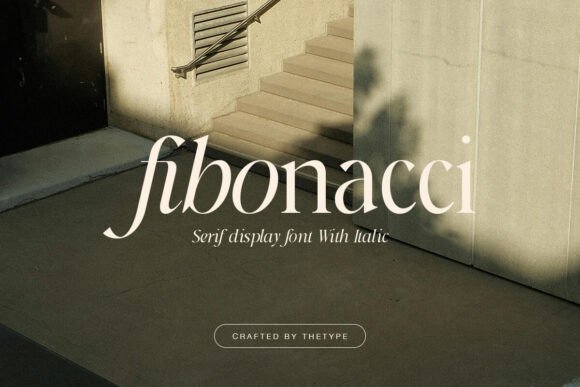 Fibonacci: A Modern Serif Font That Feels Like Home