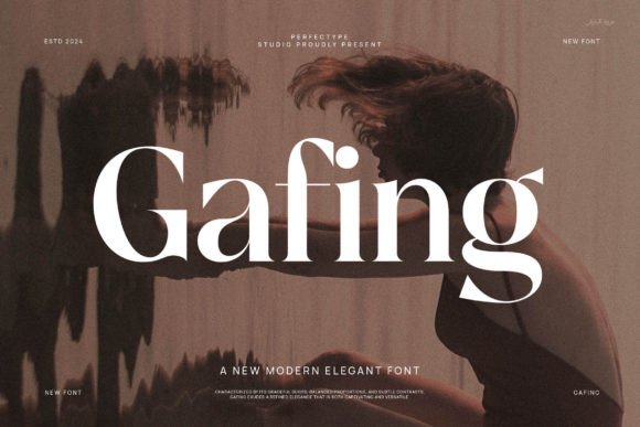 Gafing: A Stylish Serif Font for Trusted Branding