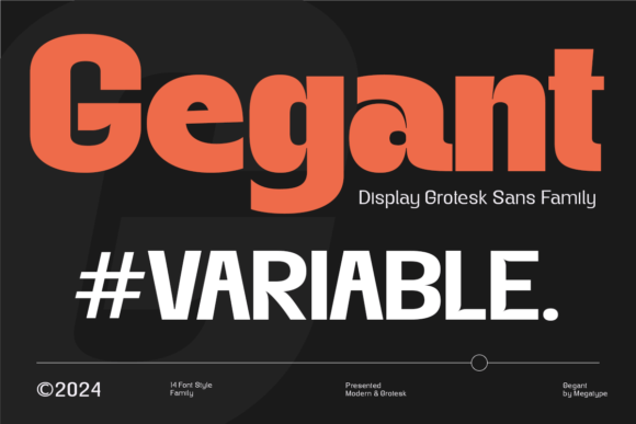 Gegant: A Warm, Modern Sans Serif Font for Handmade Creators