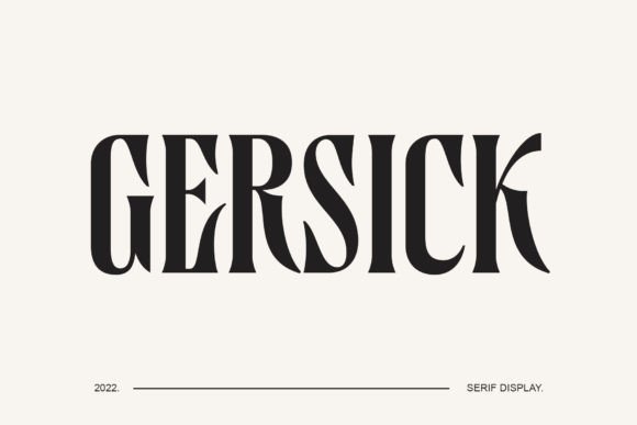 Gersick: A Serif Font That Elevates Real Branding Work