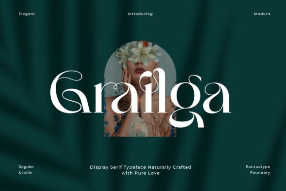 Grailga: A Modern Serif Font for Elegant Digital Branding
