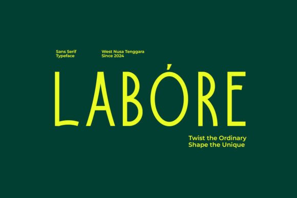 Labore: A Modern Sans Serif Font for Scroll-Stopping Brand Content