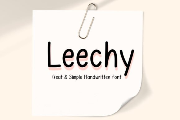 Leechy: A Modern Script Font That Elevates Digital Branding