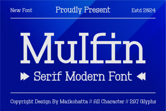 Mulfin: A Modern Serif Font That Elevates Real Small Business Branding