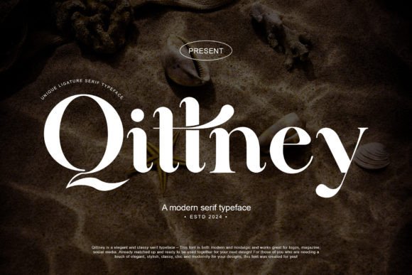 Qittney: A Refined Serif Typeface for Thoughtful Web Design