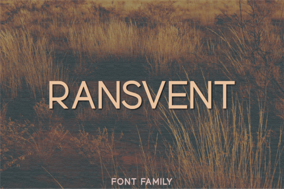 Ransvent: A Sans Serif Typeface That Breathes With Your Content
