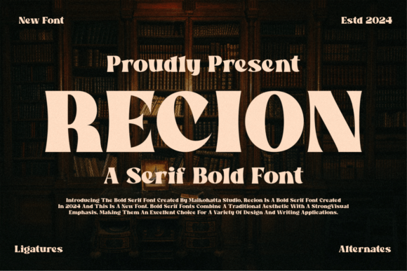 Recion: A Bold Serif Font That Makes Your Campaigns Instantly Clear
