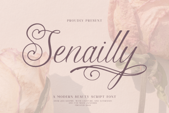 Senailly: A Modern Script Font That Elevates Digital Branding