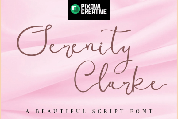 Serenity Clarke: A Premium Script Font for Polished Branding