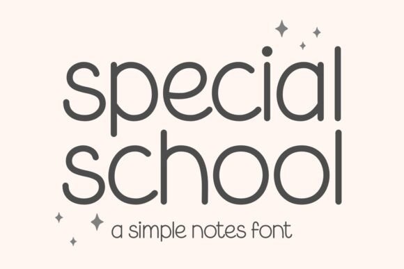 Special School: A Clean Handwritten Font for Digital Design