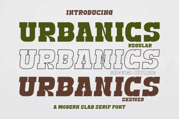 Urbanics: A Bold Slab Serif for Modern Web Design
