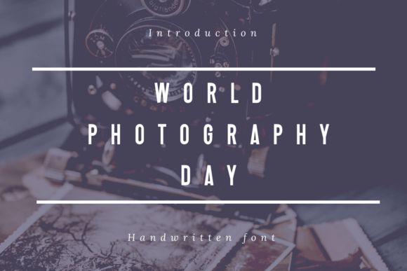 World Photography Day Font: Clean Sans Serif for Scroll-Stopping Visuals