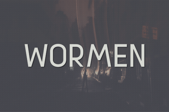 Wormen: A Clean, Confident Sans Serif Font for Small Business Brands