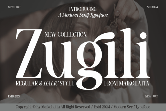 Zugili: A Modern Serif Typeface for Polished Digital Brands